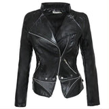 Women Winter Gothic Black Jackets